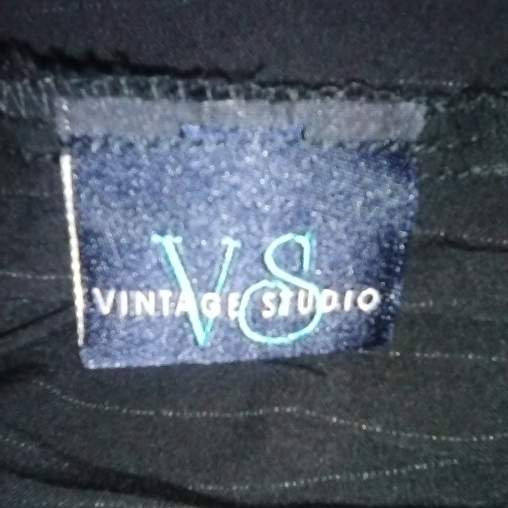 Vintage Studio Pinstripe Wide Leg Pants - Picture 4 of 6